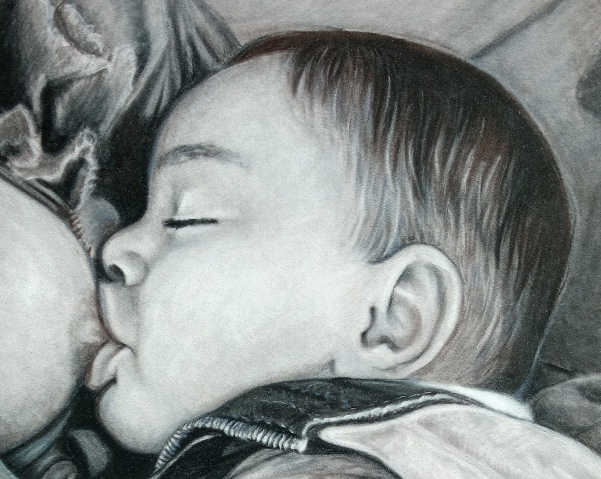 ritratti a carboncino o pastelli 