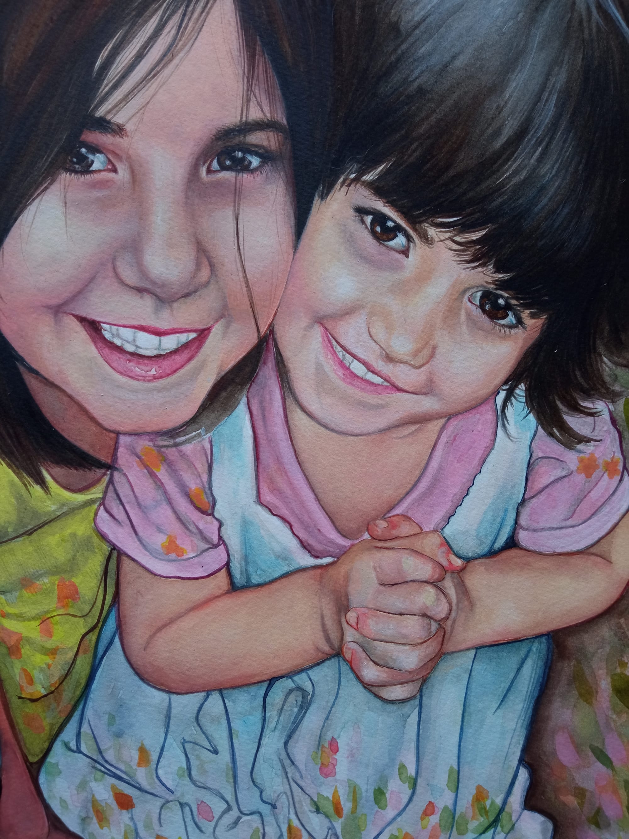 ritratti ad acquarello