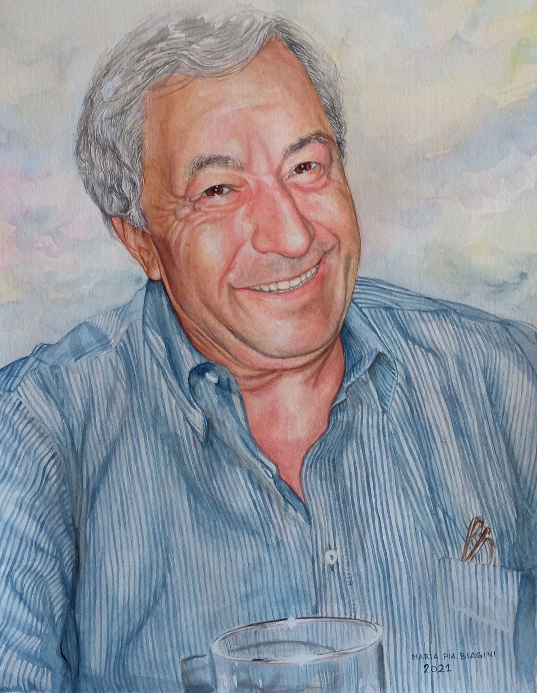 ritratti ad acquarello