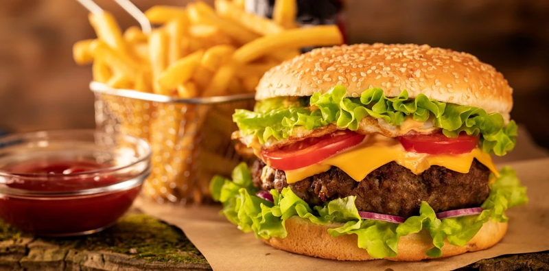 Hamburgesa Carne de Res Arrachera