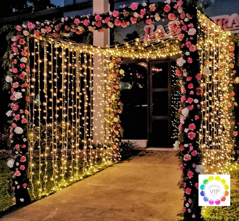 IDEA DE COMO ARMAR UN TUNEL DE LUCES LED PARA TU EVENTO