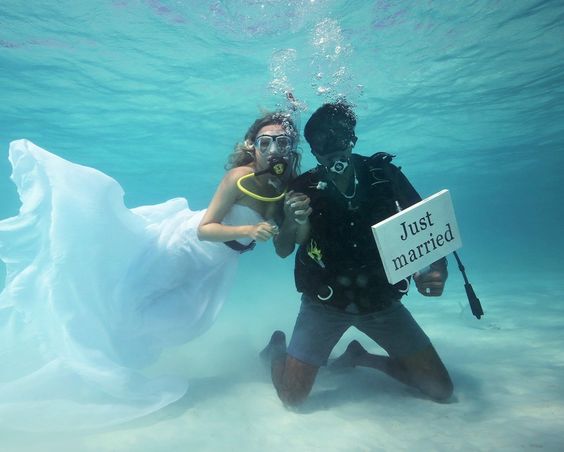 Casarse en el fondo del mar: ¿Es posible?