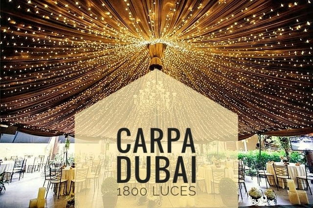 Carpas de luces led DUBAI: La nueva tendencia en iluminación para eventos
