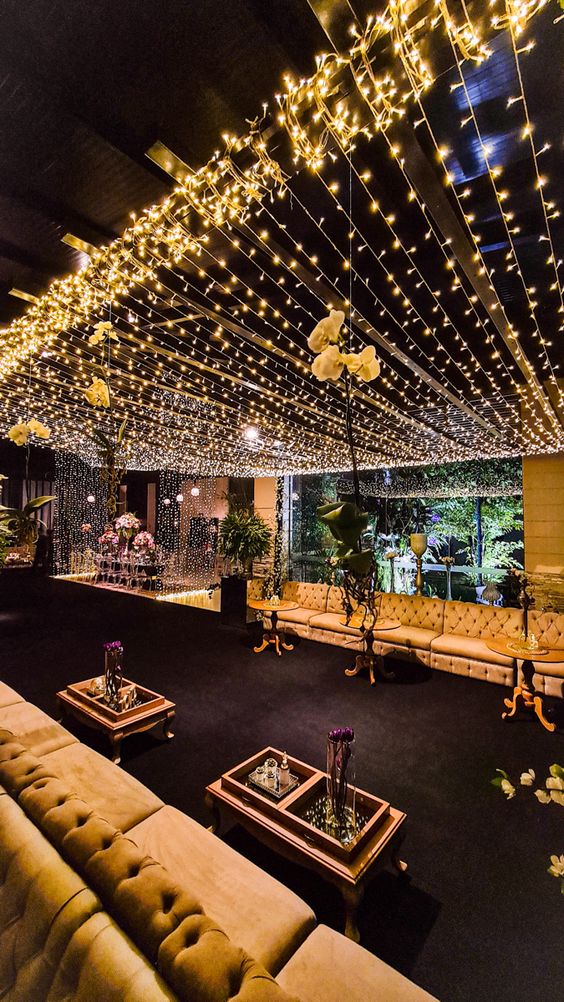 Ilumina tu boda con cortinas de luces LED: Guirnaldas Vip Arg.