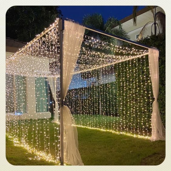 Tunel de luces LED en bodas y casamientos