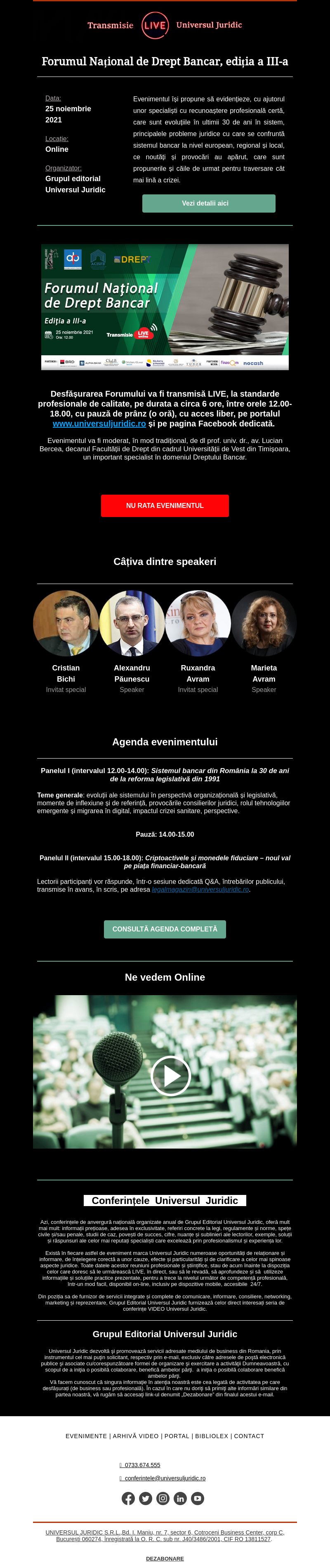 Conference and Events Newsletters