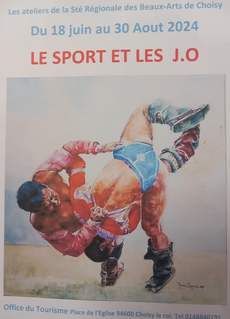 Exposition de peinture : le sport et les JO