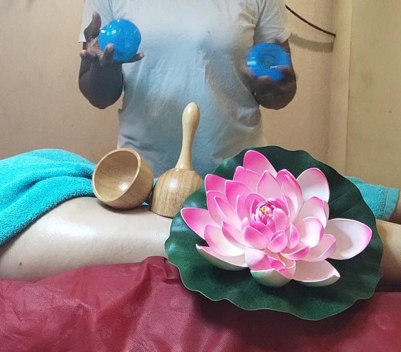 Cellulite massage in