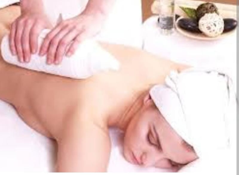 Hot towel massage