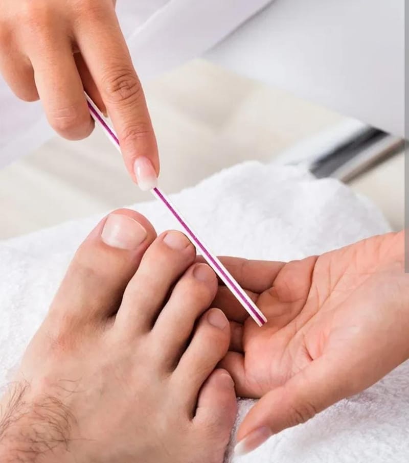 Pedicure for men