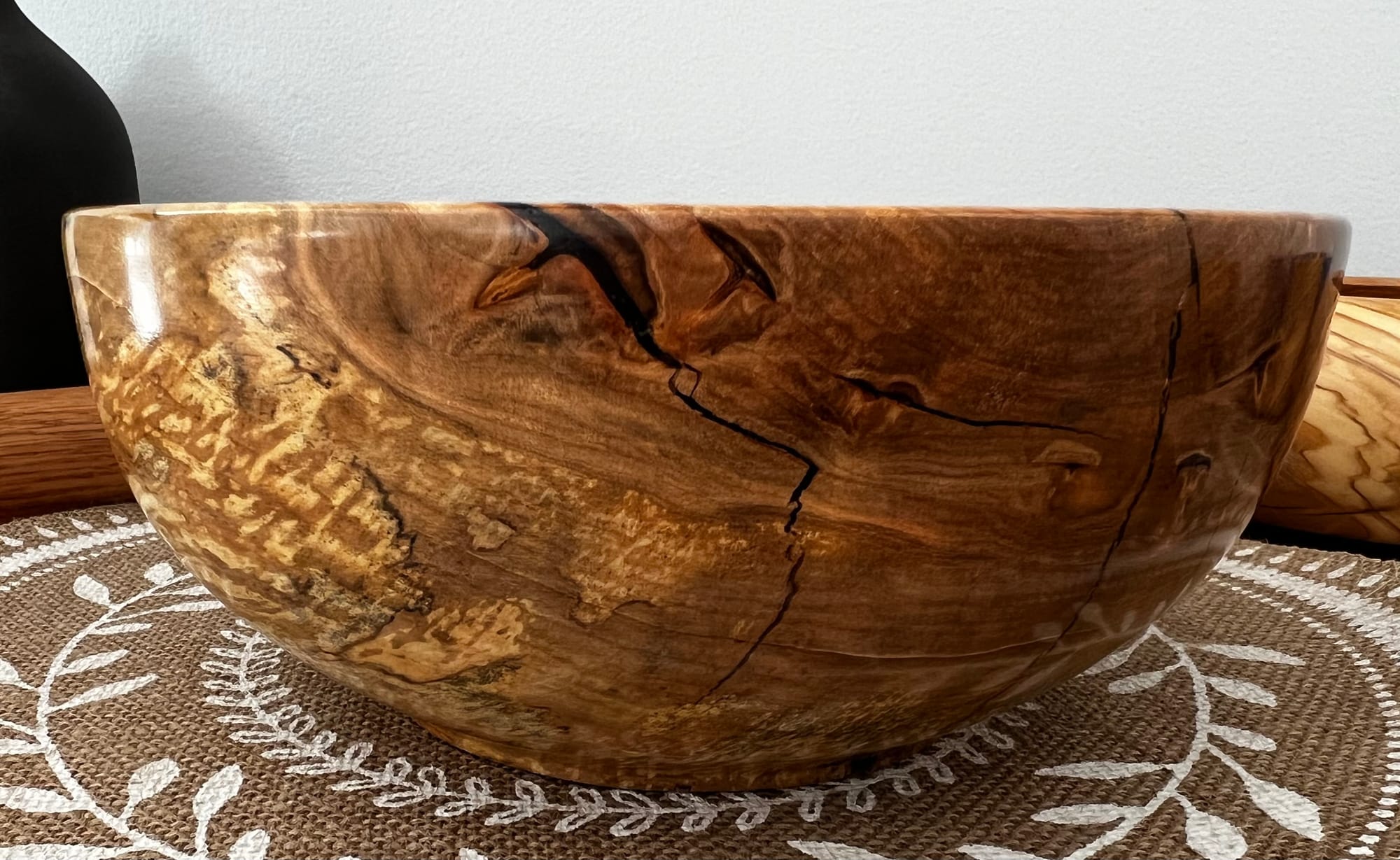 #041 - Bol en érable coti / Spalted maple bowl