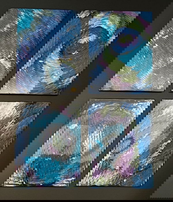 Tableaux réalisé avec de l'époxy