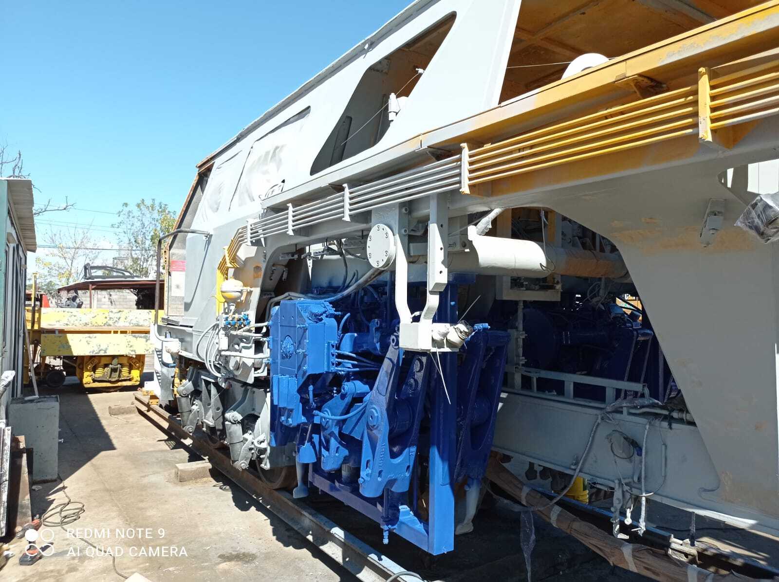 Trabajo de desarme, arenado, pintura y armado.