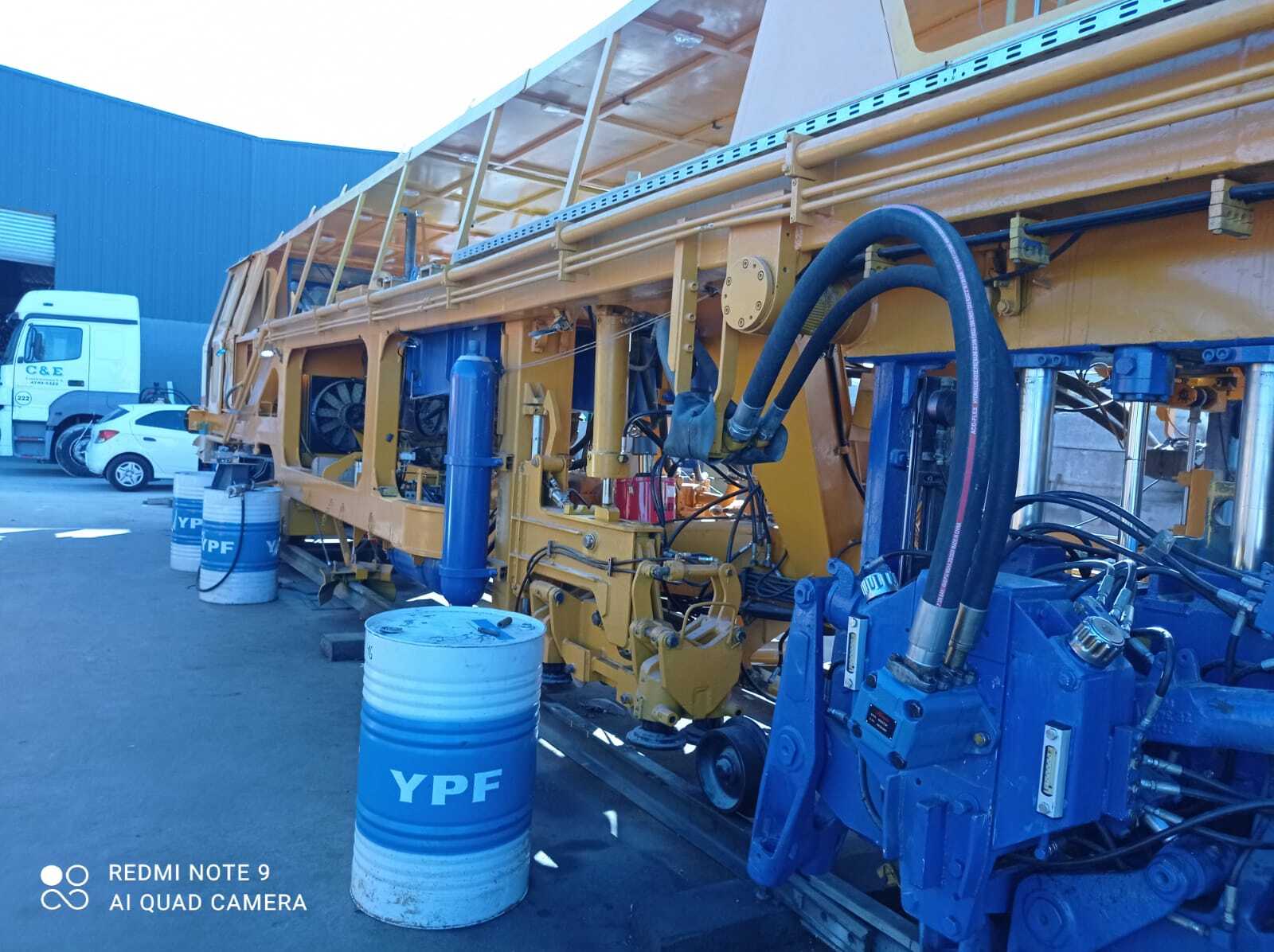 Trabajo de desarme, arenado, pintura y armado.