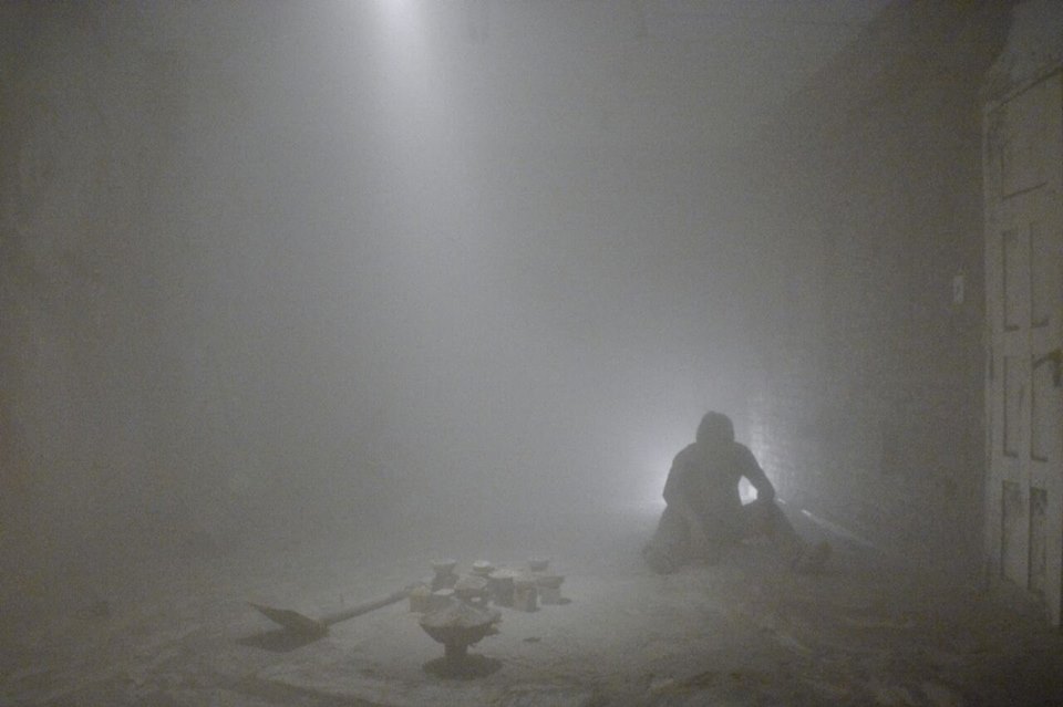 Obra en conjunto con Walter Tolaba y el espacio Le Pasaje