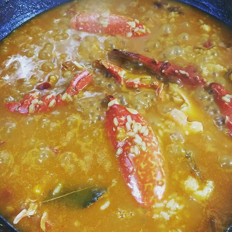 Arroz  con  bogavante  del Cantábrico