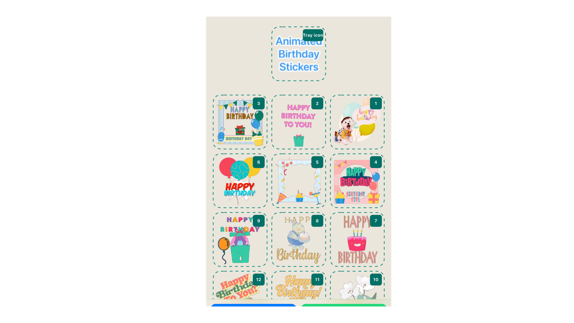 ערכת 30 מדבקות דיגיטליות מונפשות או סטטיות בהתאמה אישית- לווטסאפ/ רשתות חברתיות