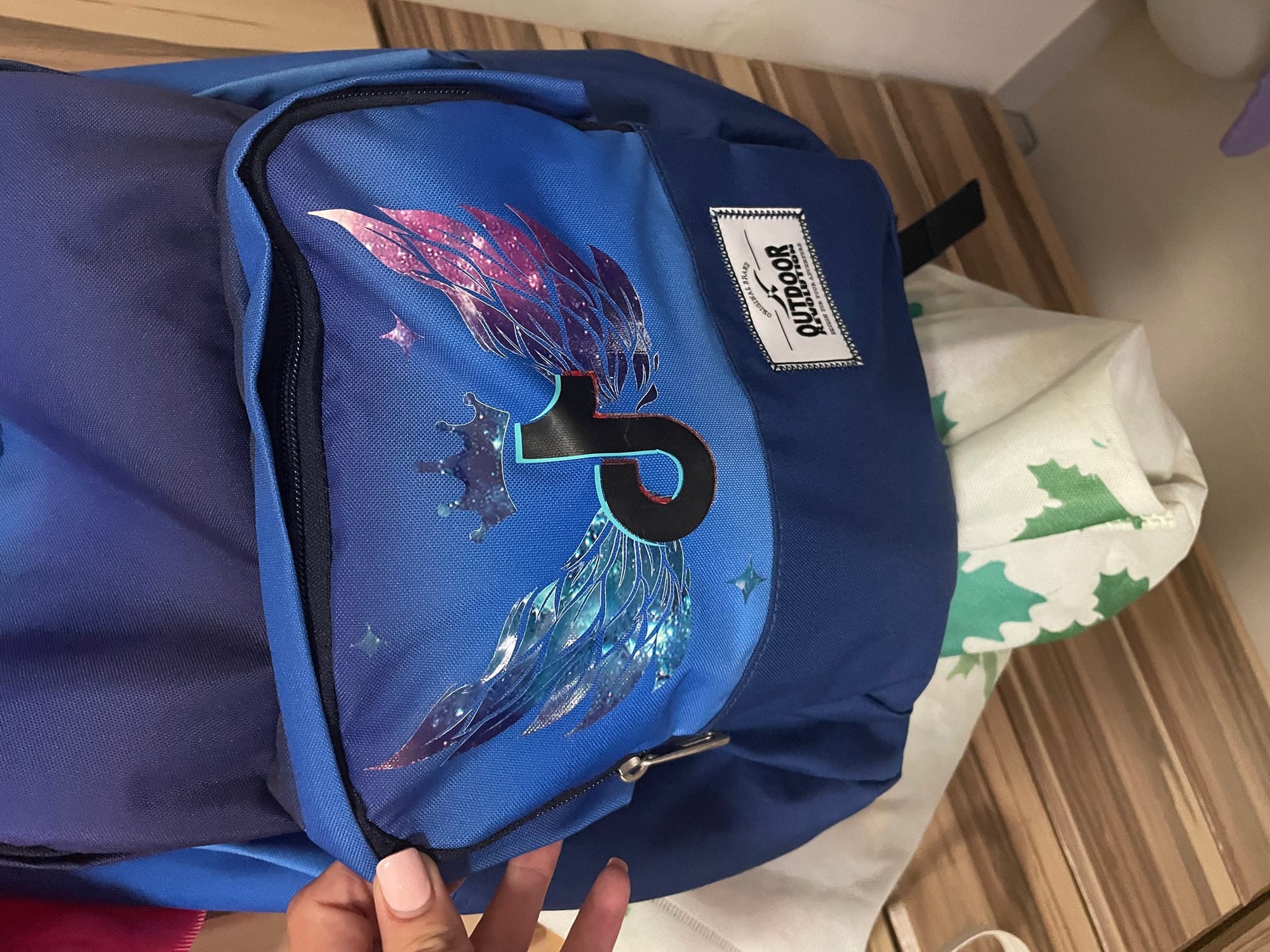 עיצוב מותאם אישית על מוצרי טקסטיל בויניל מועבר בחום