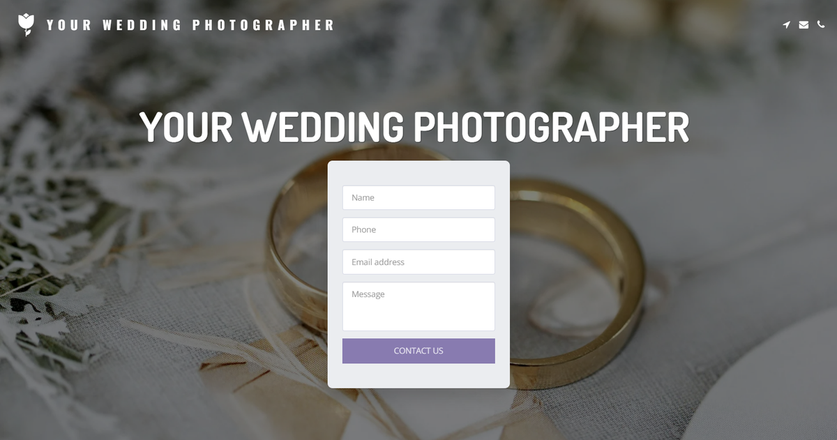 YOUR WEDDING PHOTOGRAPHER