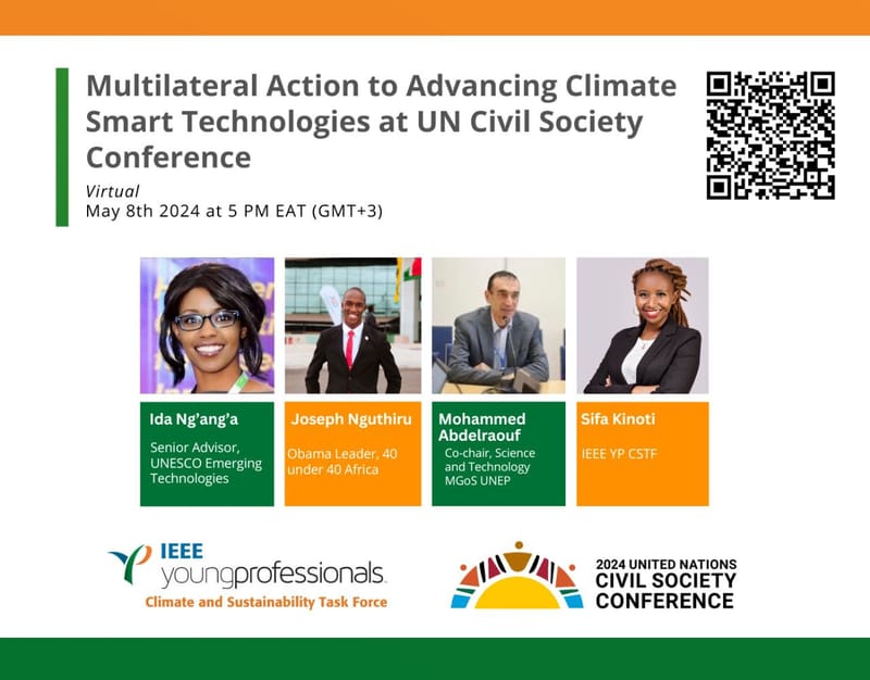 Multilateral Action to Advancing Climate Smart Technologies at UN Civil Society Conference