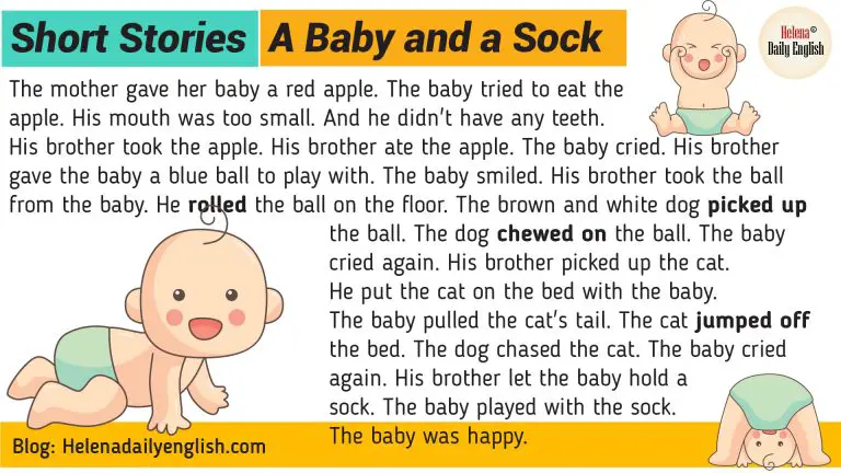 A Baby and a Sock