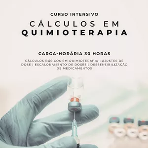 Cursos EAD -Intensivo de Cálculos em Quimioterapia - plataforma hotmart