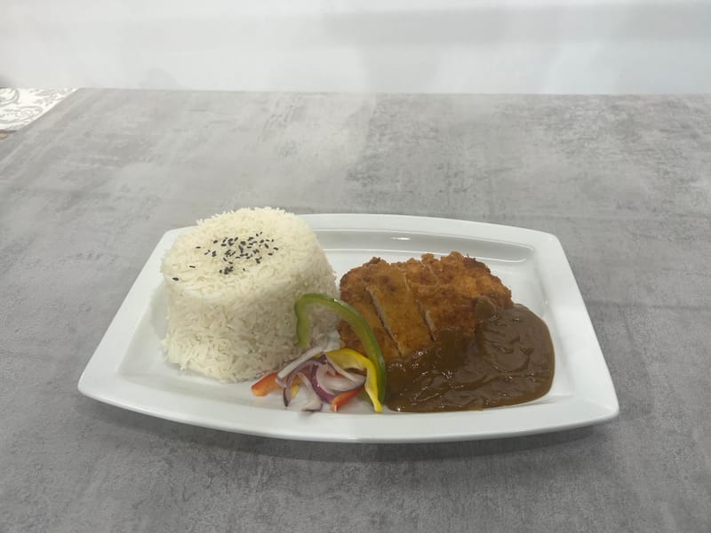 CHICKEN KATSU WITH RICE