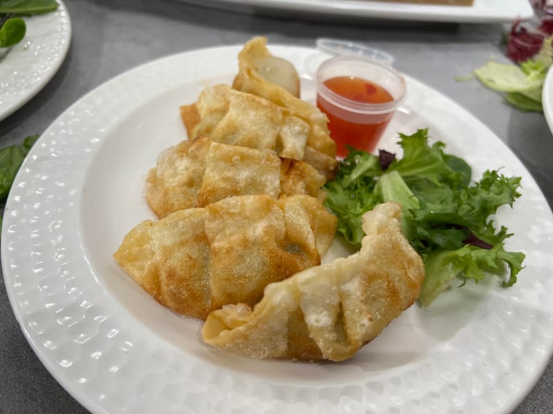 CHICKEN GYOZA DUMPLINGS