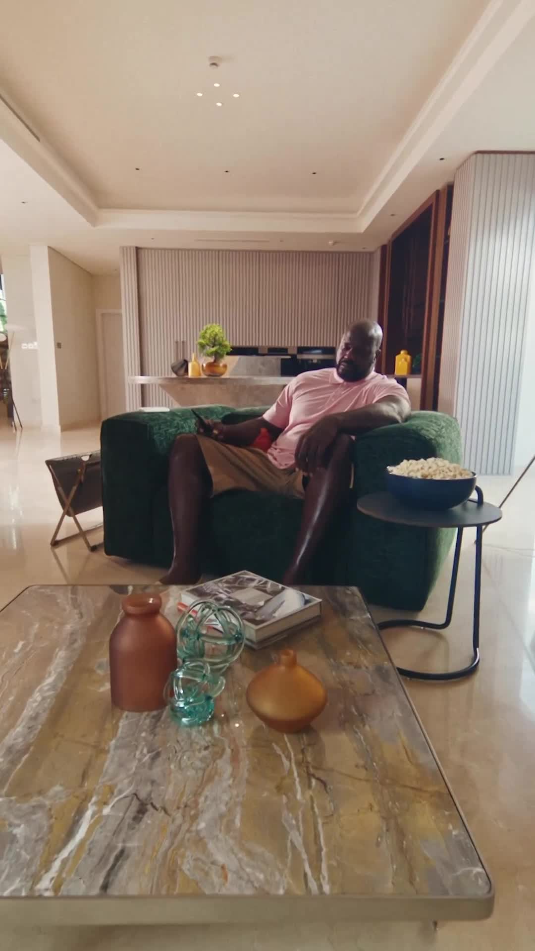 Art used in commercial featuring Shaquille O'neal