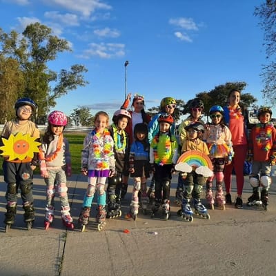 Los peques reciben la primavera a puro patín!