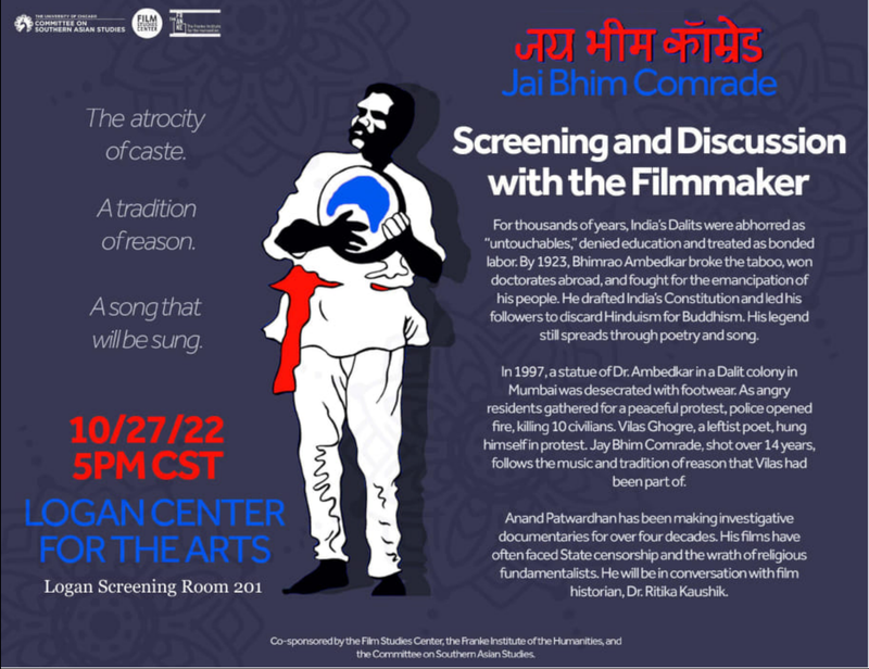 Screening of Jai Bhim Comrade and Conversation with Filmmaker Anand Patwardan
