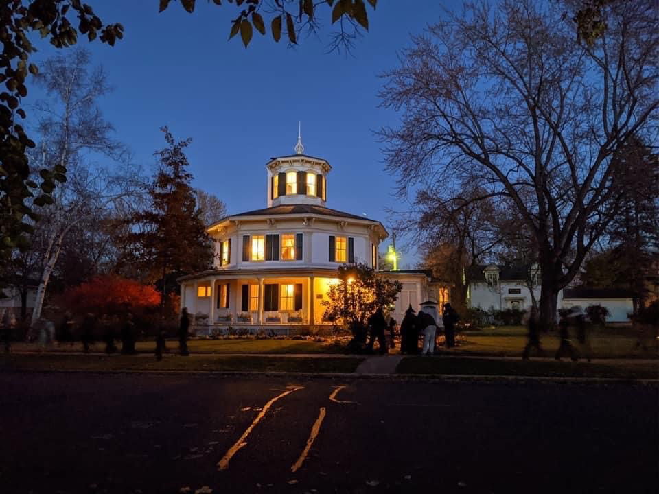 Octagon House in Autumn