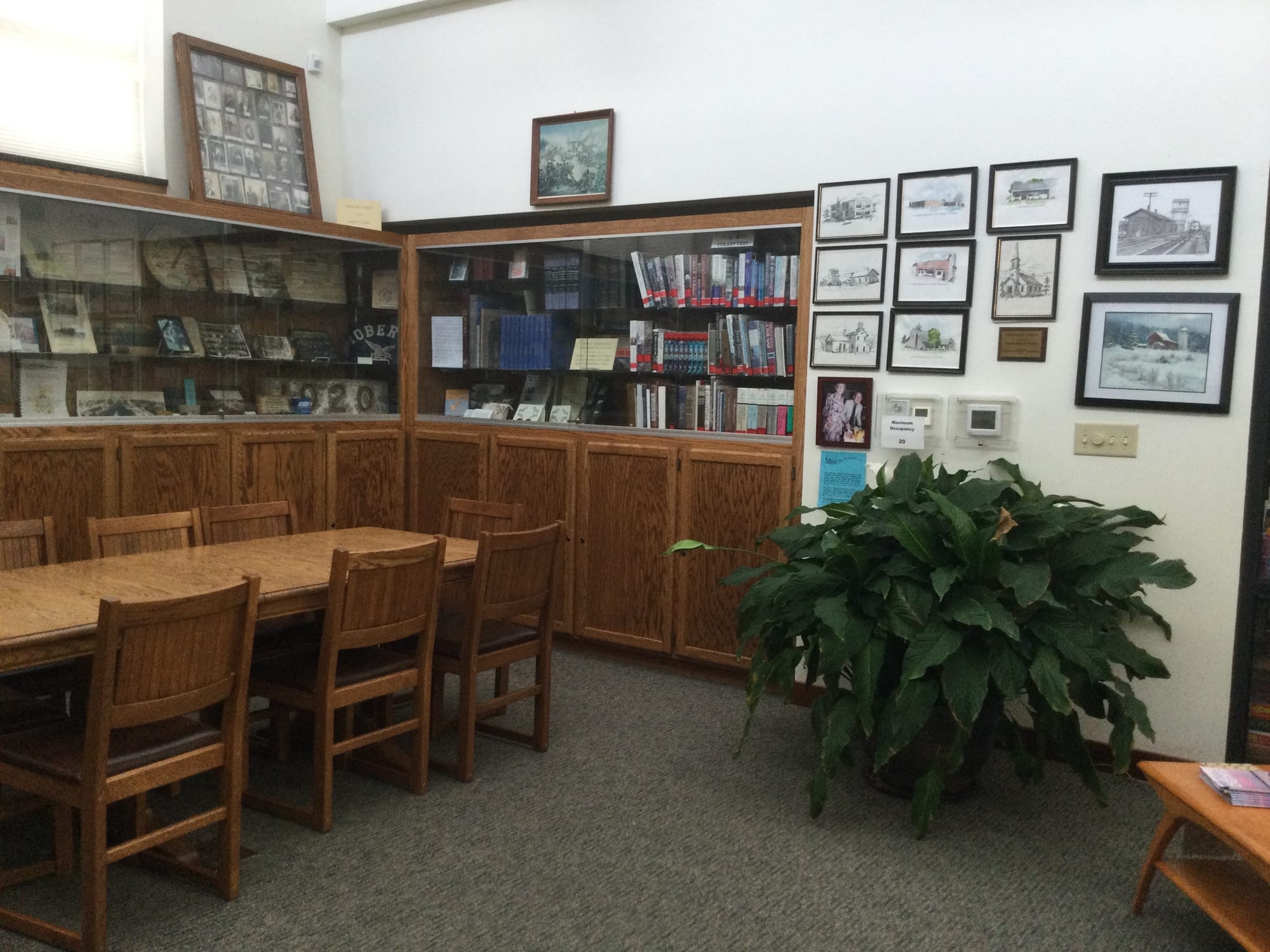 Hazel Mackin Public Library History Room