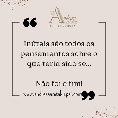 E se tivesse sido diferente...