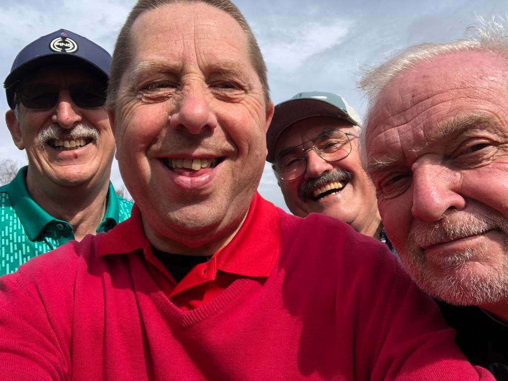 Golf in Socity - Tony, Graham, John and Paul