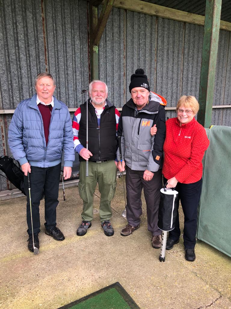 Golf in Society - John (Sandy), Paul, John and Elaine