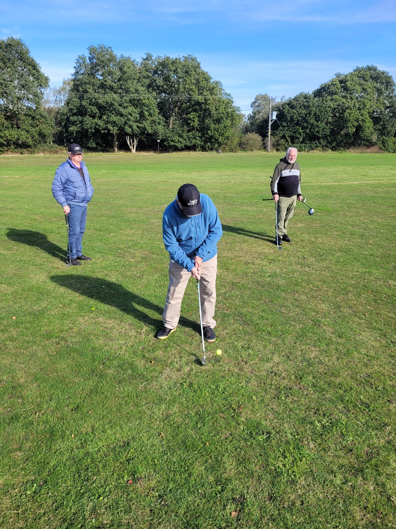 Golf in Society - Harry in action!