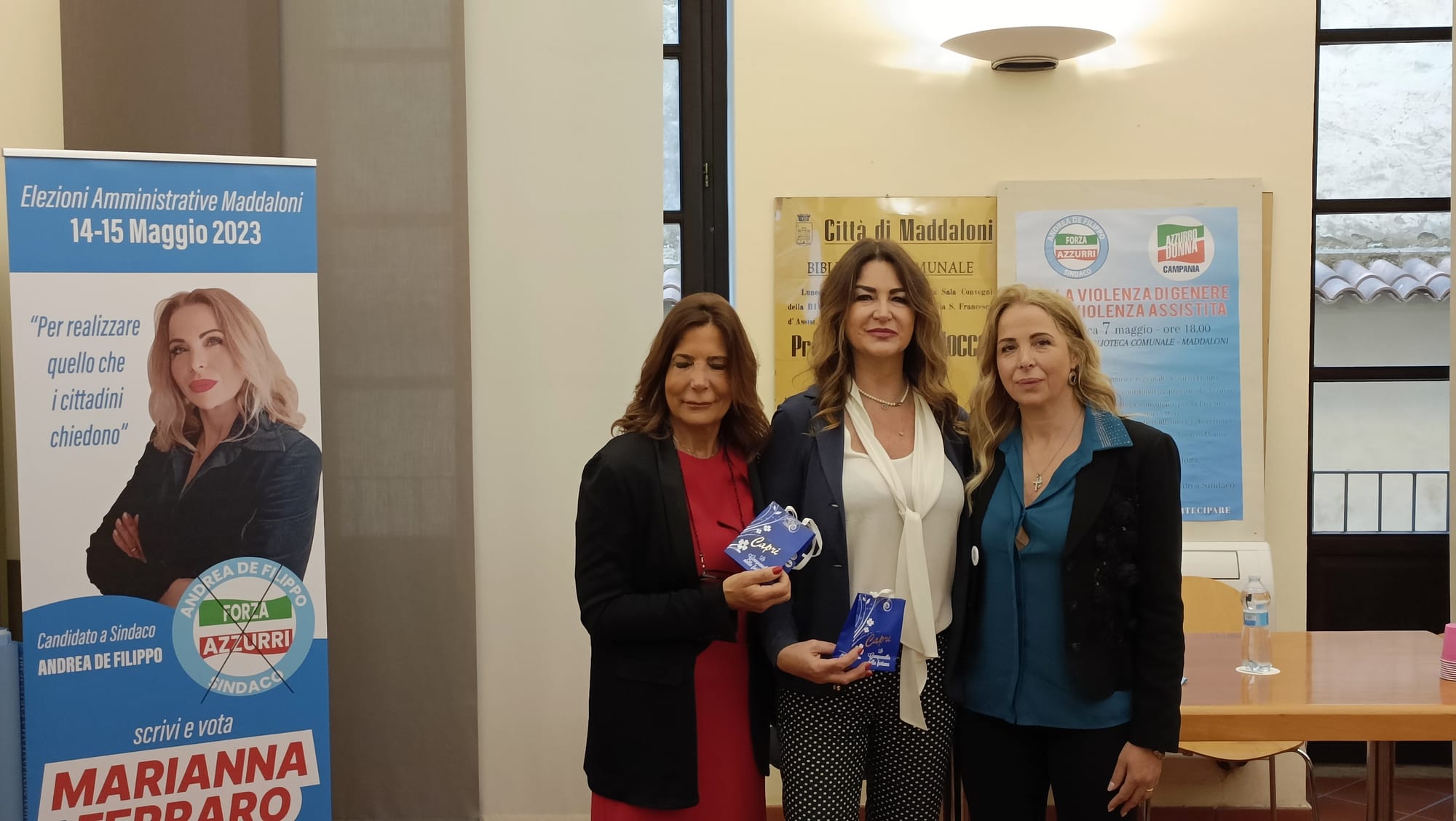 Azzurro Donna (Coordinatrice Regione Campania, provincia di Caserta e di Maddaloni)