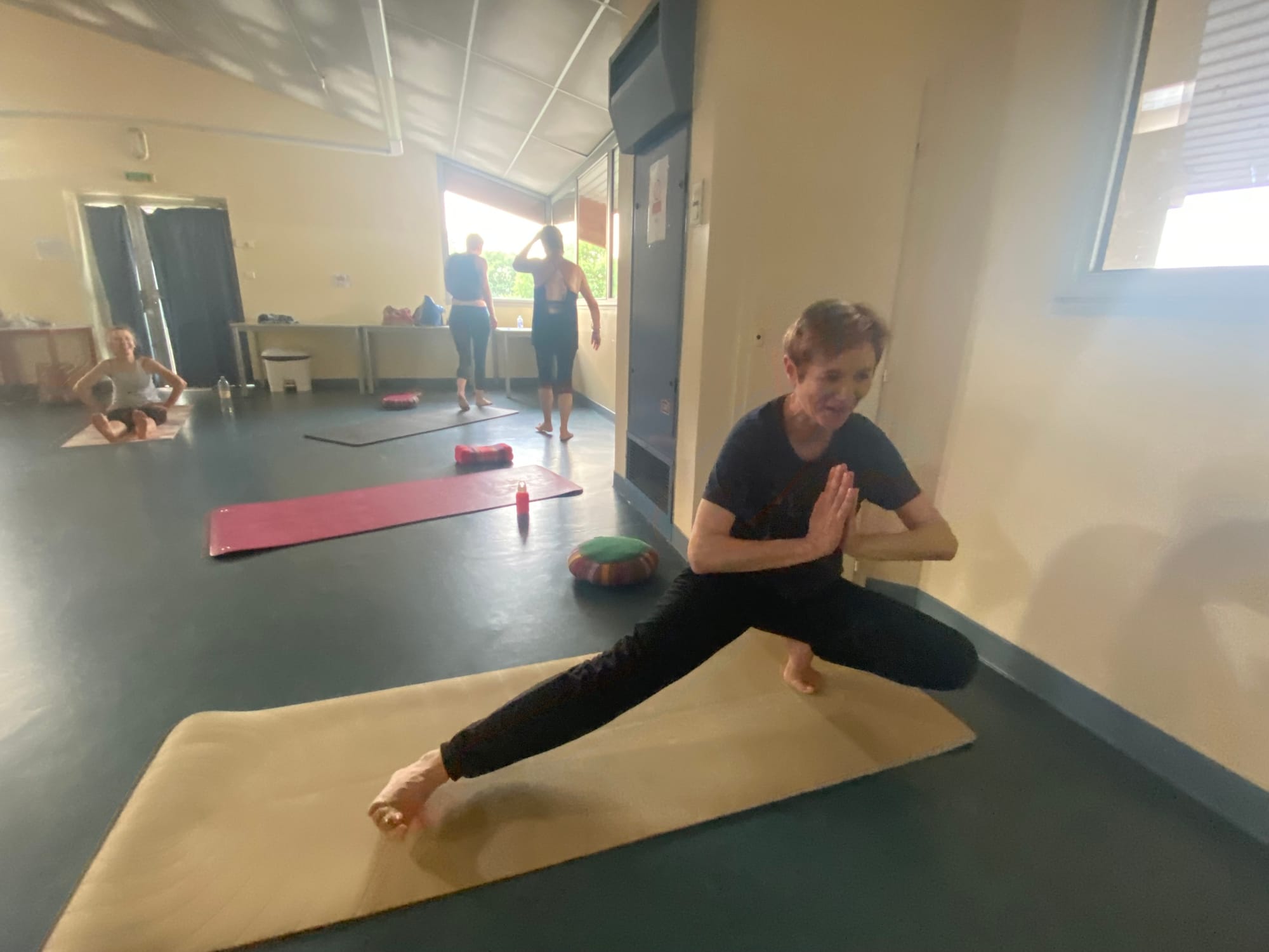 J'observe émue la progression des Yogi du jeudi à Launaguet 