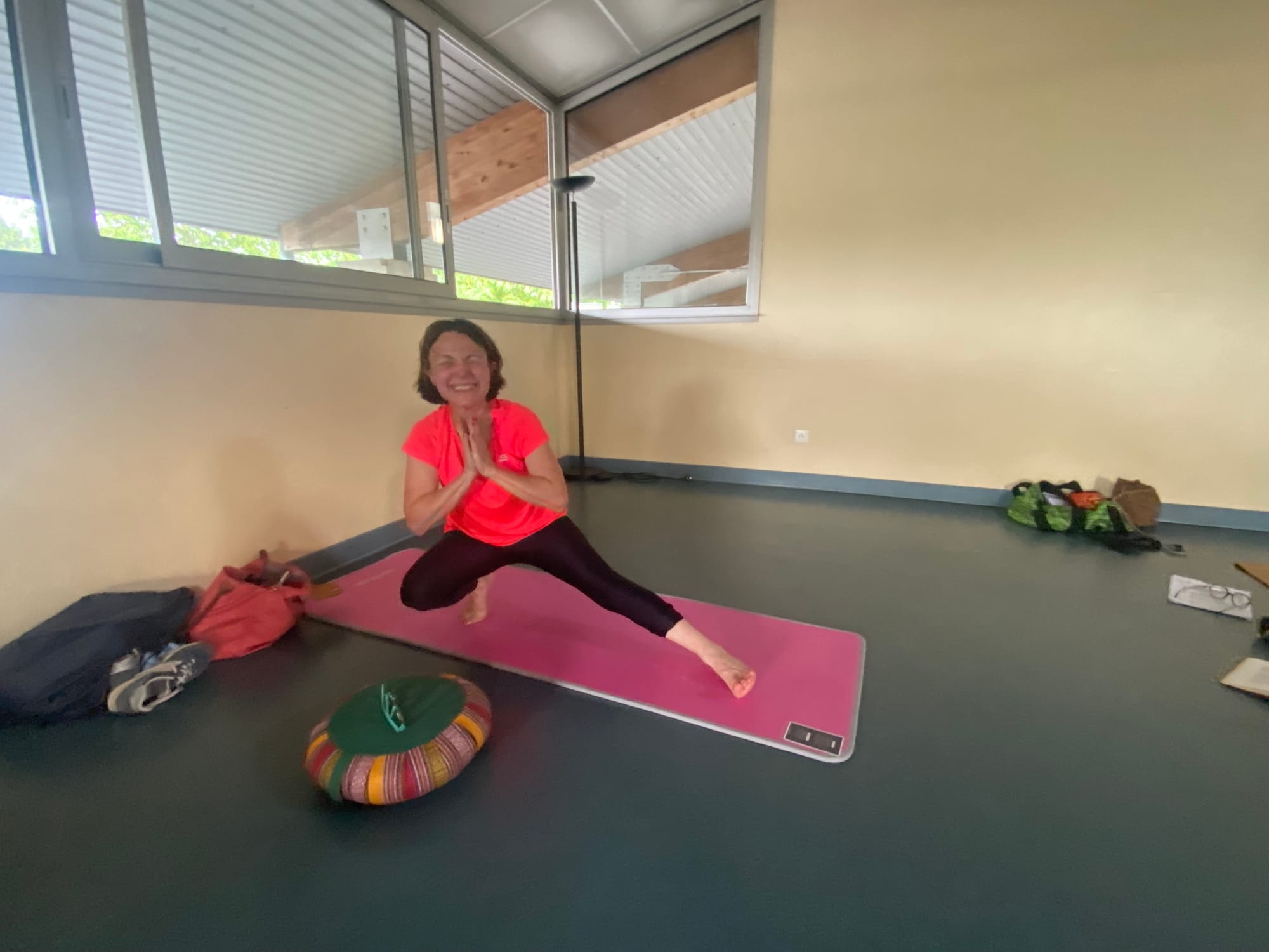 J'observe émue la progression des Yogi du jeudi à Launaguet 