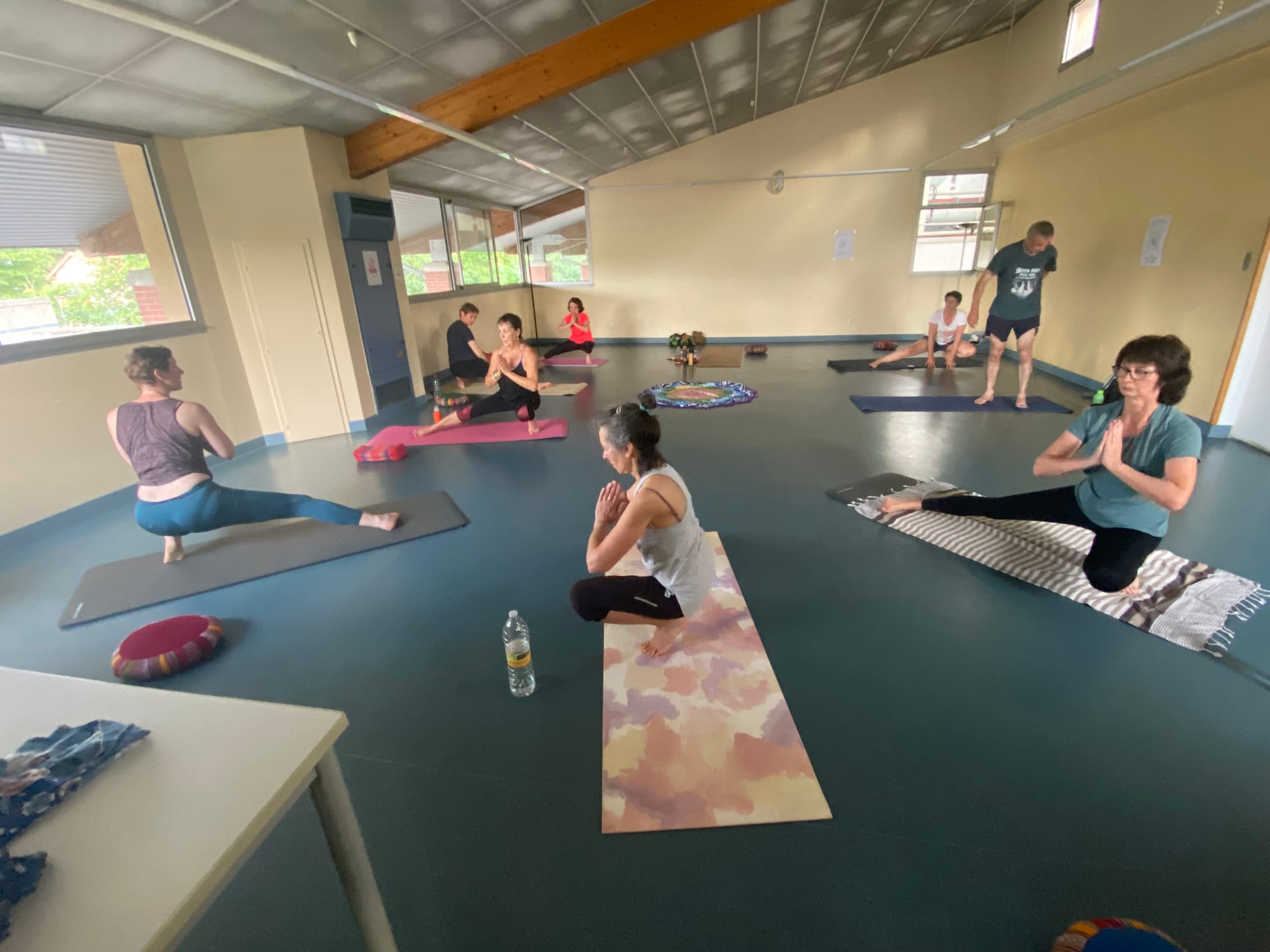 J'observe émue la progression des Yogi du jeudi à Launaguet 