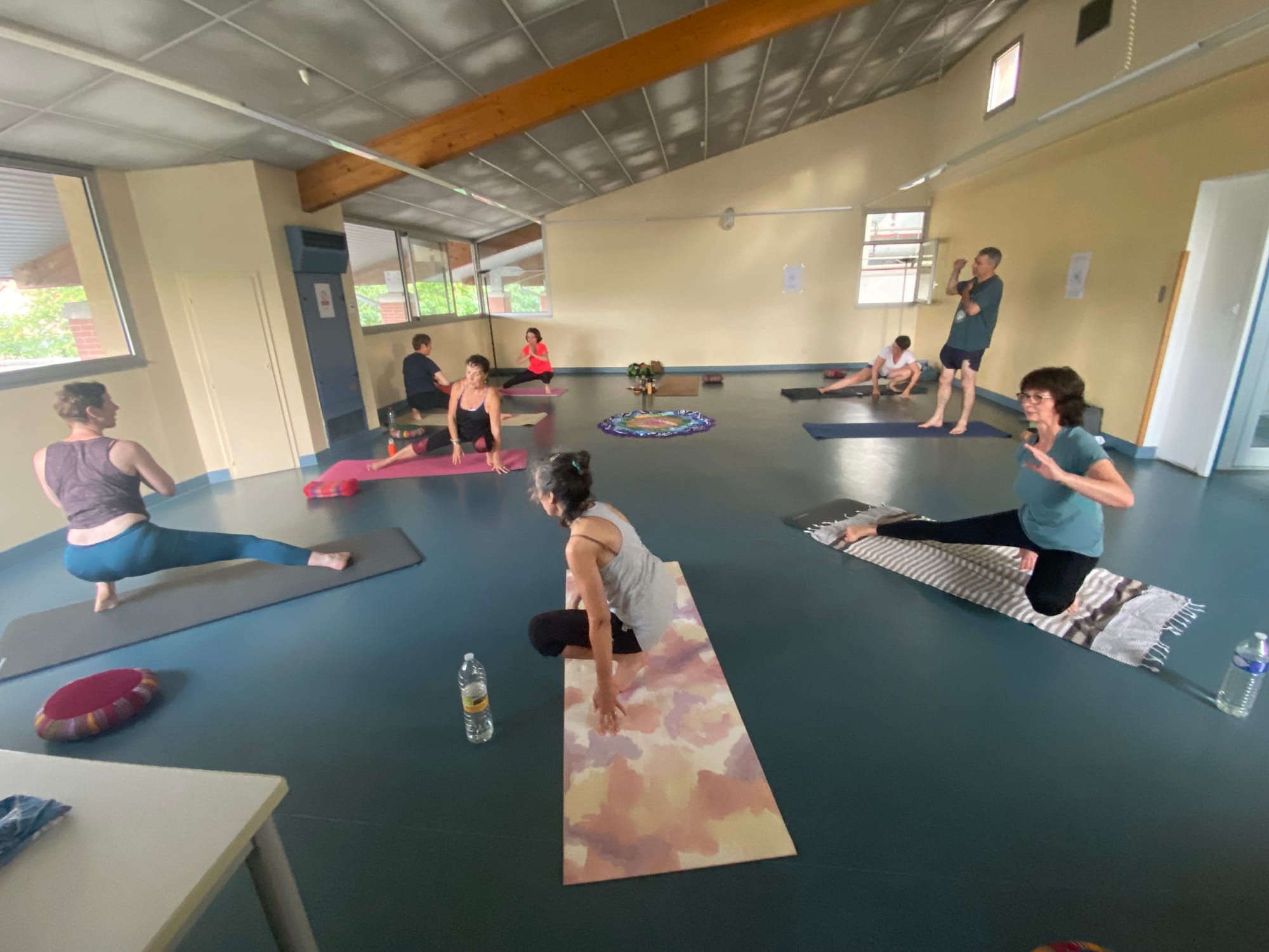 J'observe émue la progression des Yogi du jeudi à Launaguet 