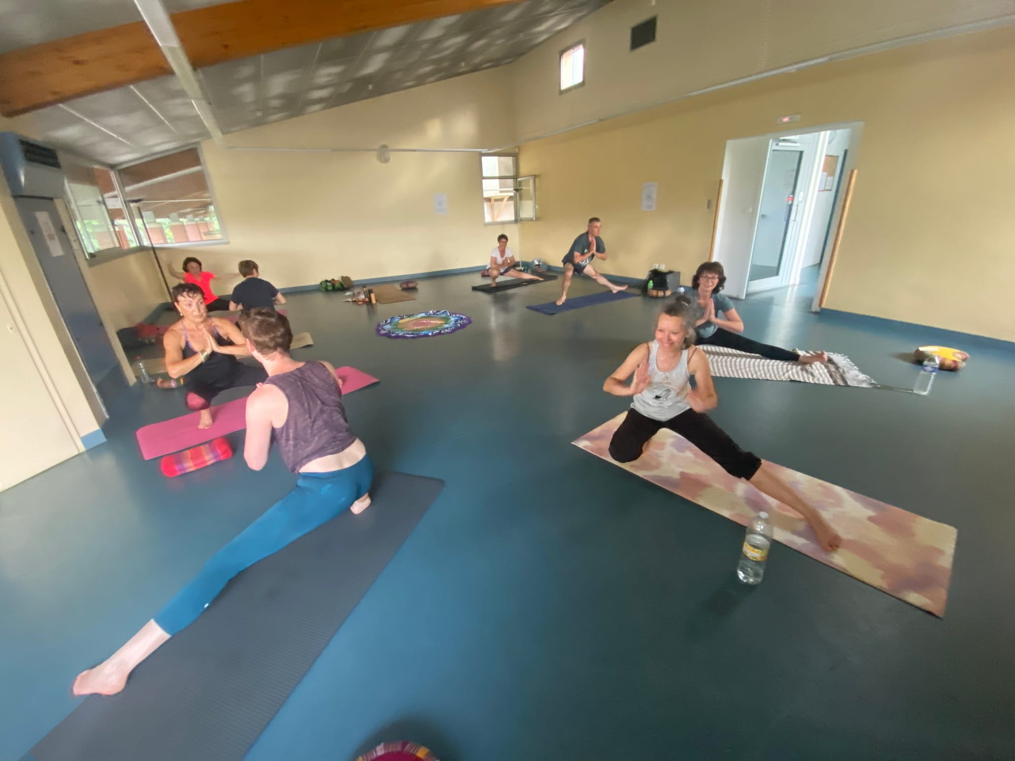 J'observe émue la progression des Yogi du jeudi à Launaguet 