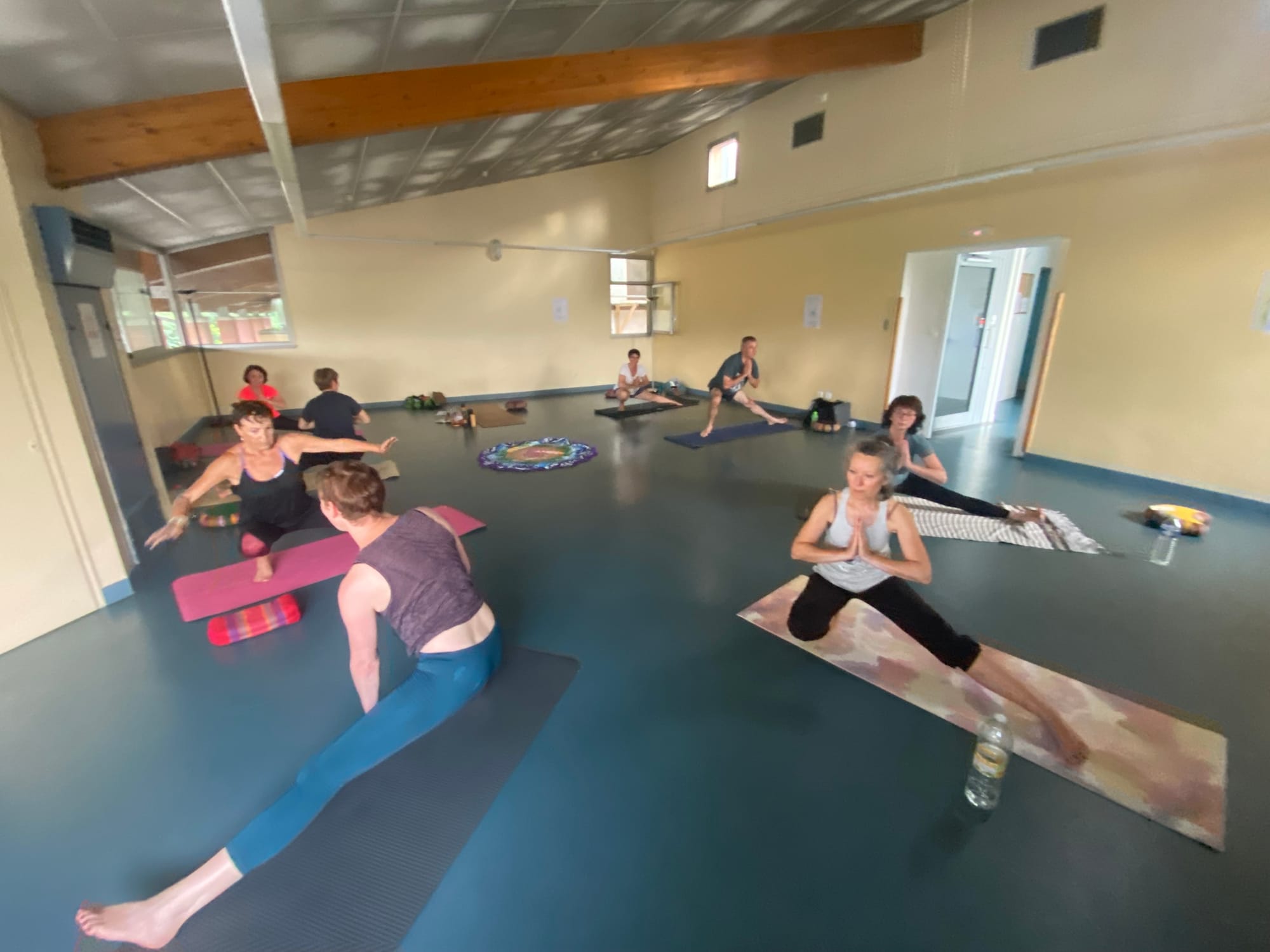 J'observe émue la progression des Yogi du jeudi à Launaguet 