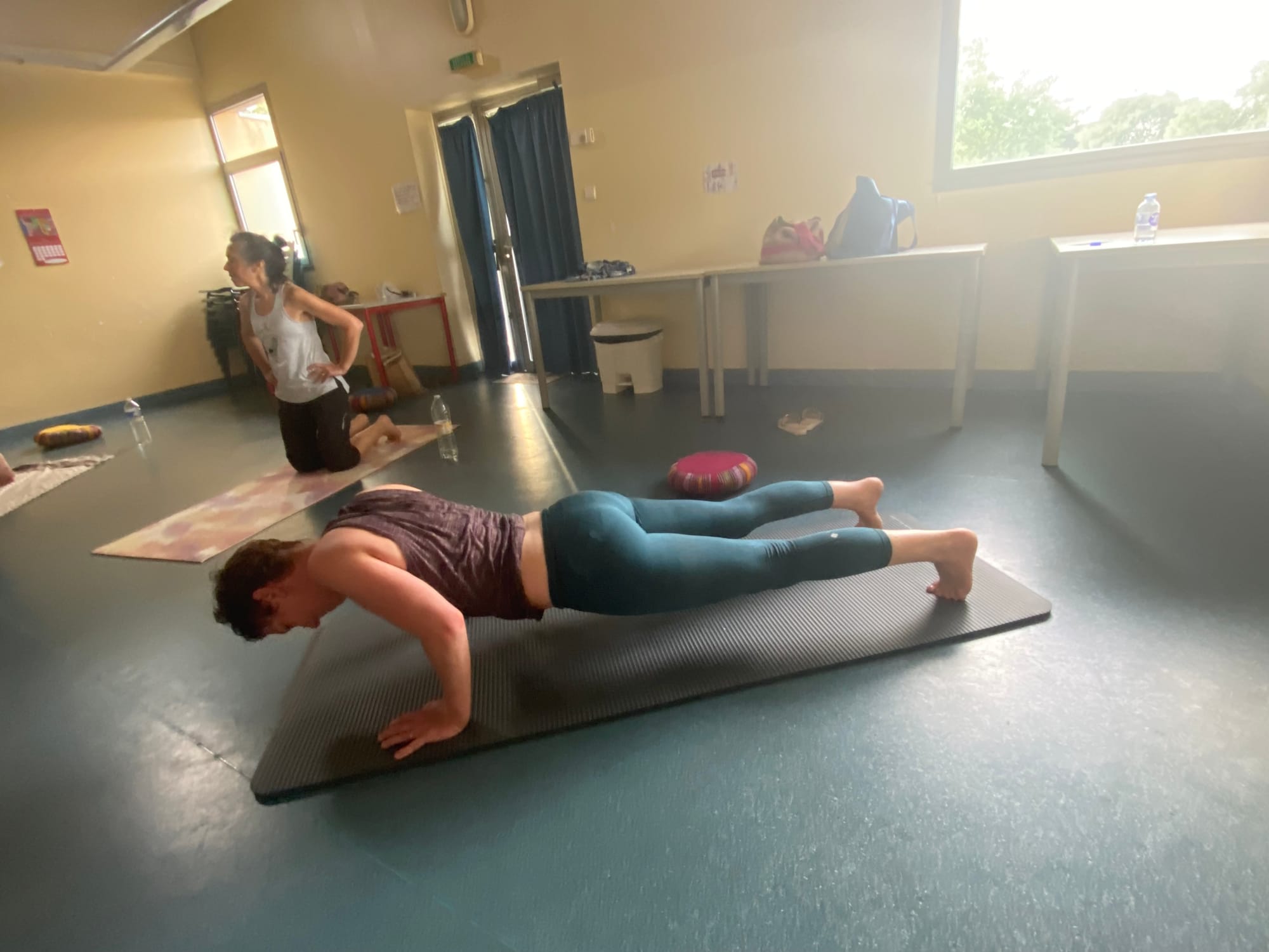 J'observe émue la progression des Yogi du jeudi à Launaguet 