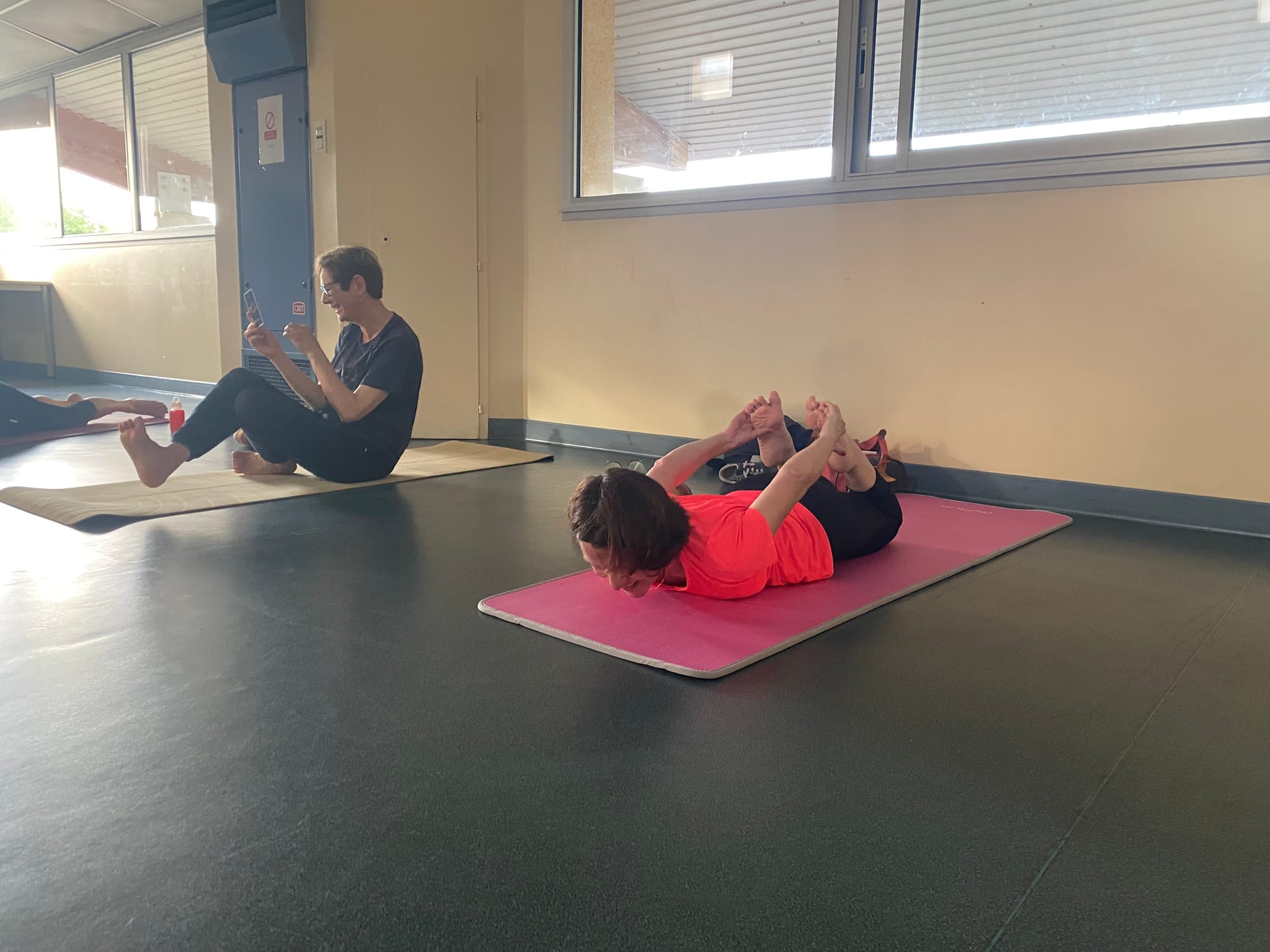 J'observe émue la progression des Yogi du jeudi à Launaguet 