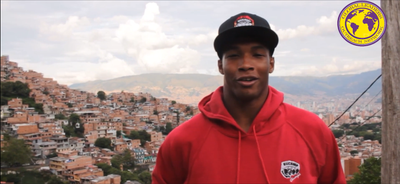 Young Athlete Louis Catoe Inspires Kids in Medellin, Colombia While Preparing for Upcoming World Title Fight in Uganda
