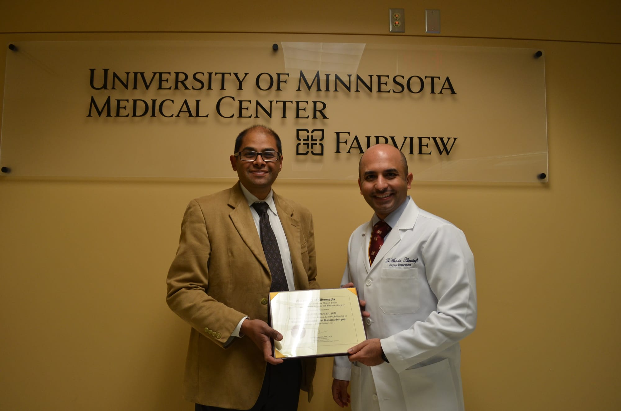 زمالة جراحات السمنه المتقدمه جامعة مينيسوتا الولايات المتحدة الامريكية