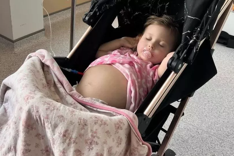 Toddler with 15cm cancer tumour 'misdiagnosed with constipation by A&E doctors'