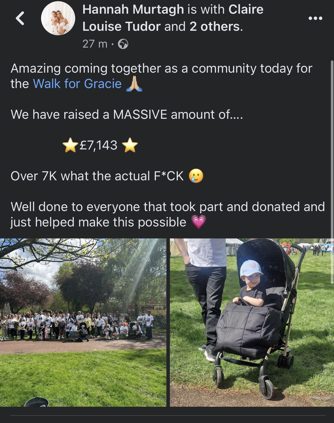 Gracie walk Sedgley to Wolverhampton 07 May 2023